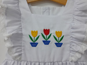 Grandma's Table Tulip Pinafore Top w/ Bloomer/Scallop Shorts