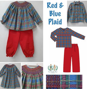 Red & Blue Plaid