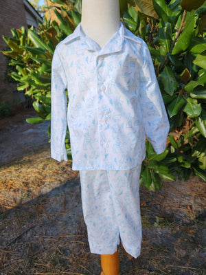 Bethlehem Classic Boy/Unisex Loungewear Button Front Set (unisex)