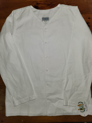 White Linen Unisex Jacket