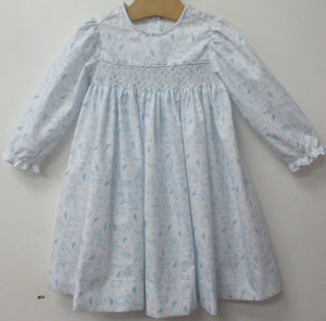 Bethlehem Smocked Loungewear Gown / Heirloom Length Dress