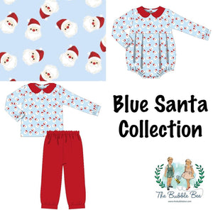 Boys Bubble OR Pant Set from the Blue Santa Collection