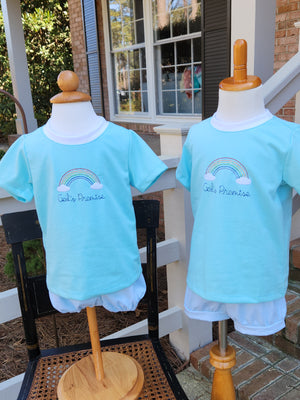 God's Promise Boy T-Shirt Set w/ Bloomers, Banded or Regular Shorts