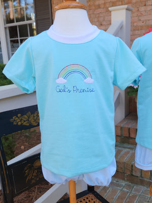 God's Promise Boy T-Shirt Set w/ Bloomers, Banded or Regular Shorts