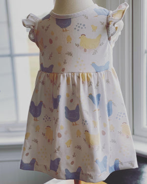 Knit Spring Time Hens Dress