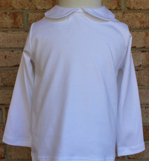 Boy Long Sleeve Pima Cotton Layering Shirt & Bodysuit