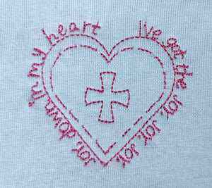 Joy in my Heart Girl Top w/ Knit Bloomers or Ruffle Pants