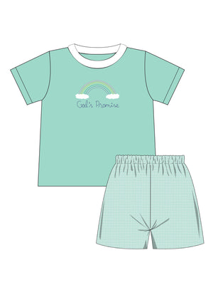 God's Promise Boy T-Shirt Set w/ Bloomers, Banded or Regular Shorts