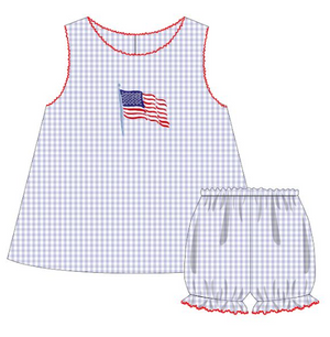 Land I Love Girl Dress & Dress w/ Bloomer (small size)